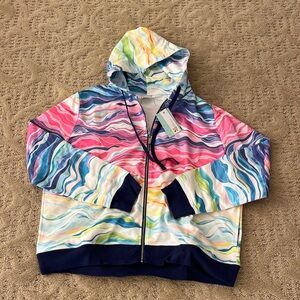 Erin Condren Layers Colorful Hoodie Size XL